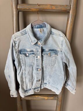 H&M Light Wash Kids Denim Jacket